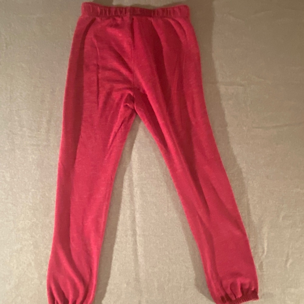 Danskin Now Girls XL 14-16 Sweatpants Rose Sangria Dance Graphic Joggers